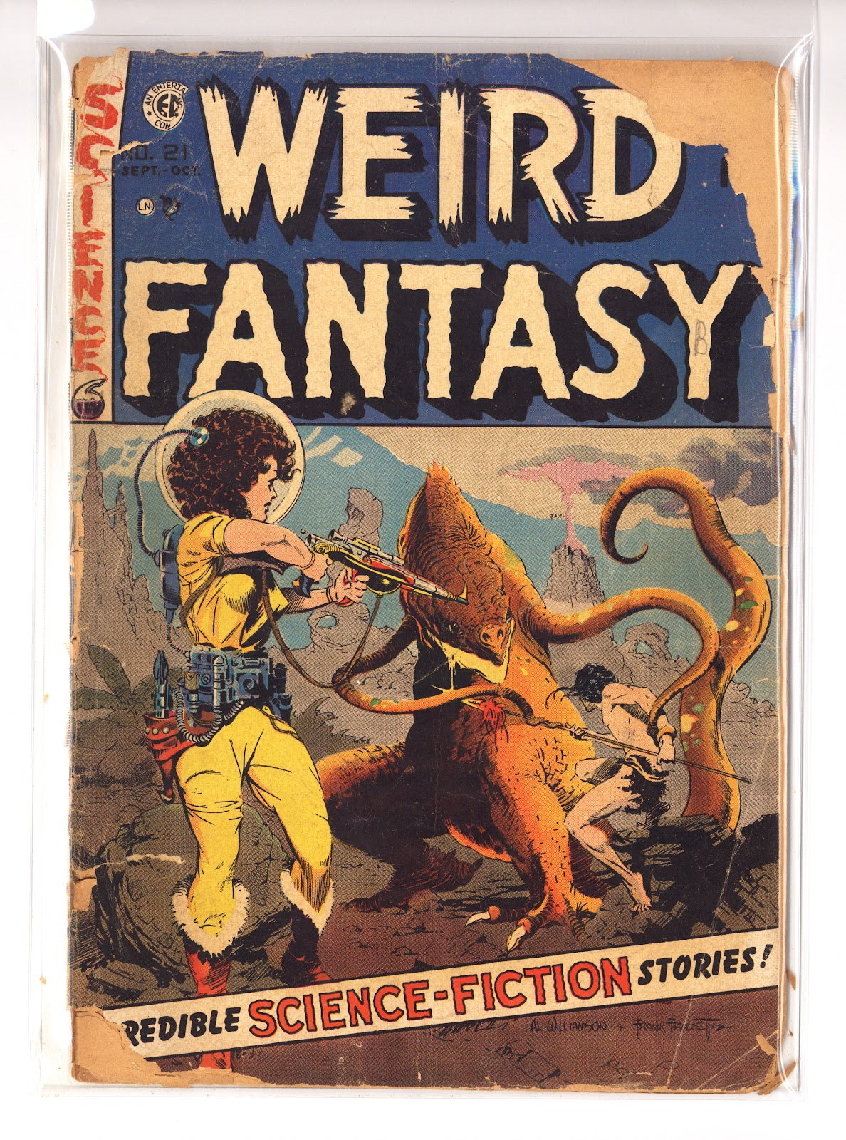 Weird Fantasy Vol 1 21  PR (0.5) Brittle  (1953)     