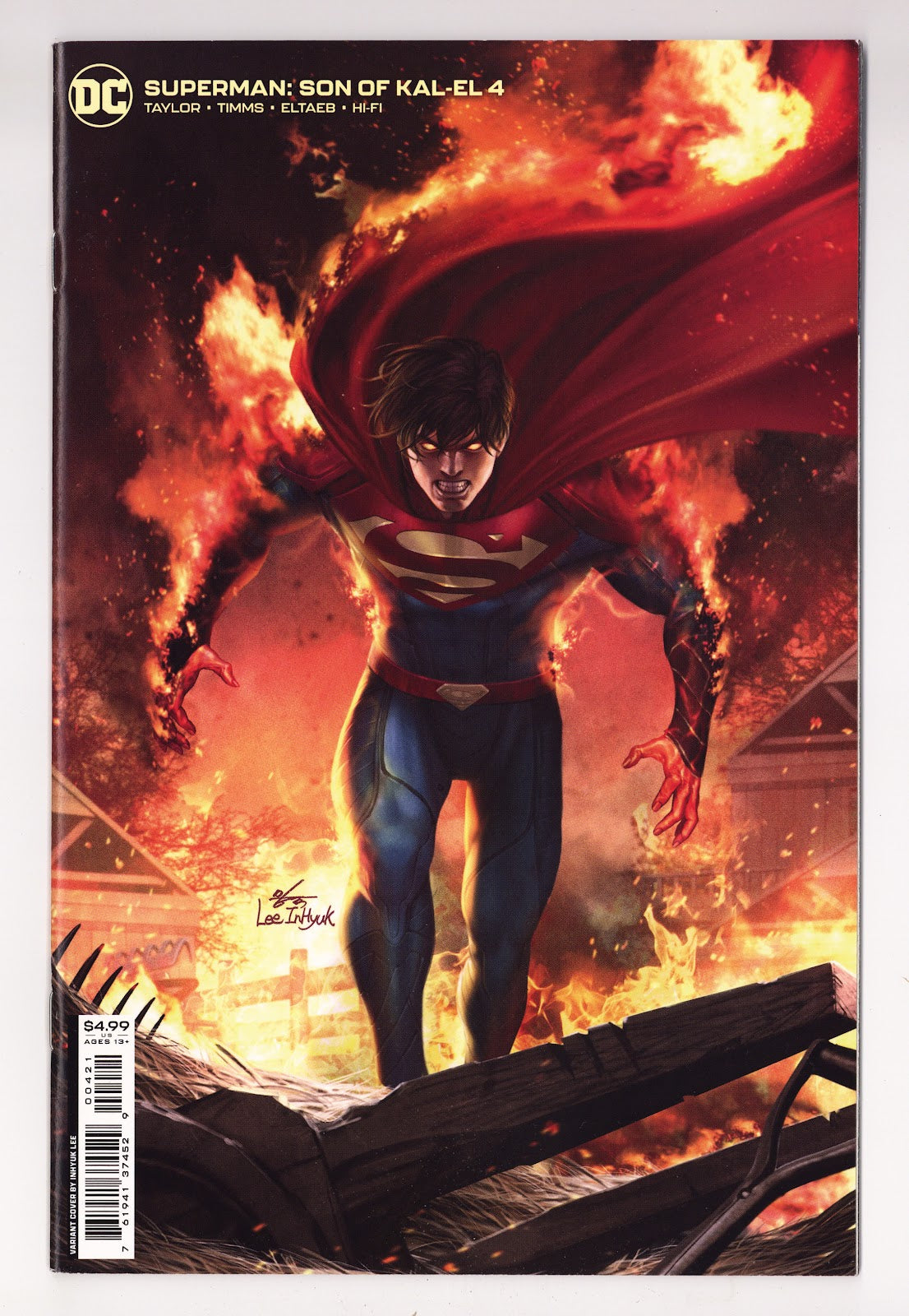 Superman: Son of Kal-El 4 High Grade (2021) Lee Variant 