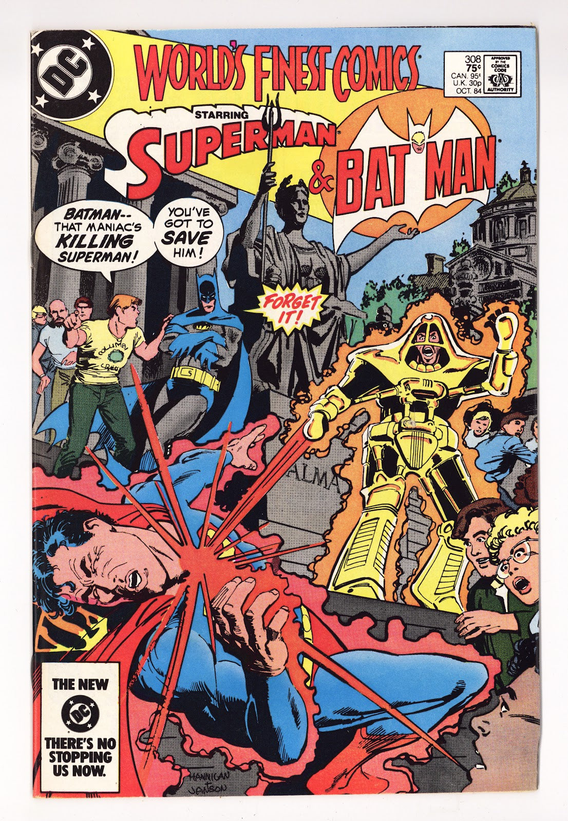 World's Finest Comics   308  High Grade   (1984)