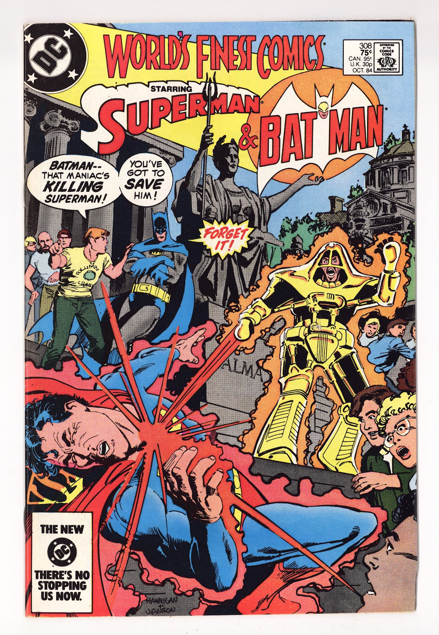 World's Finest Comics   308  High Grade   (1984)