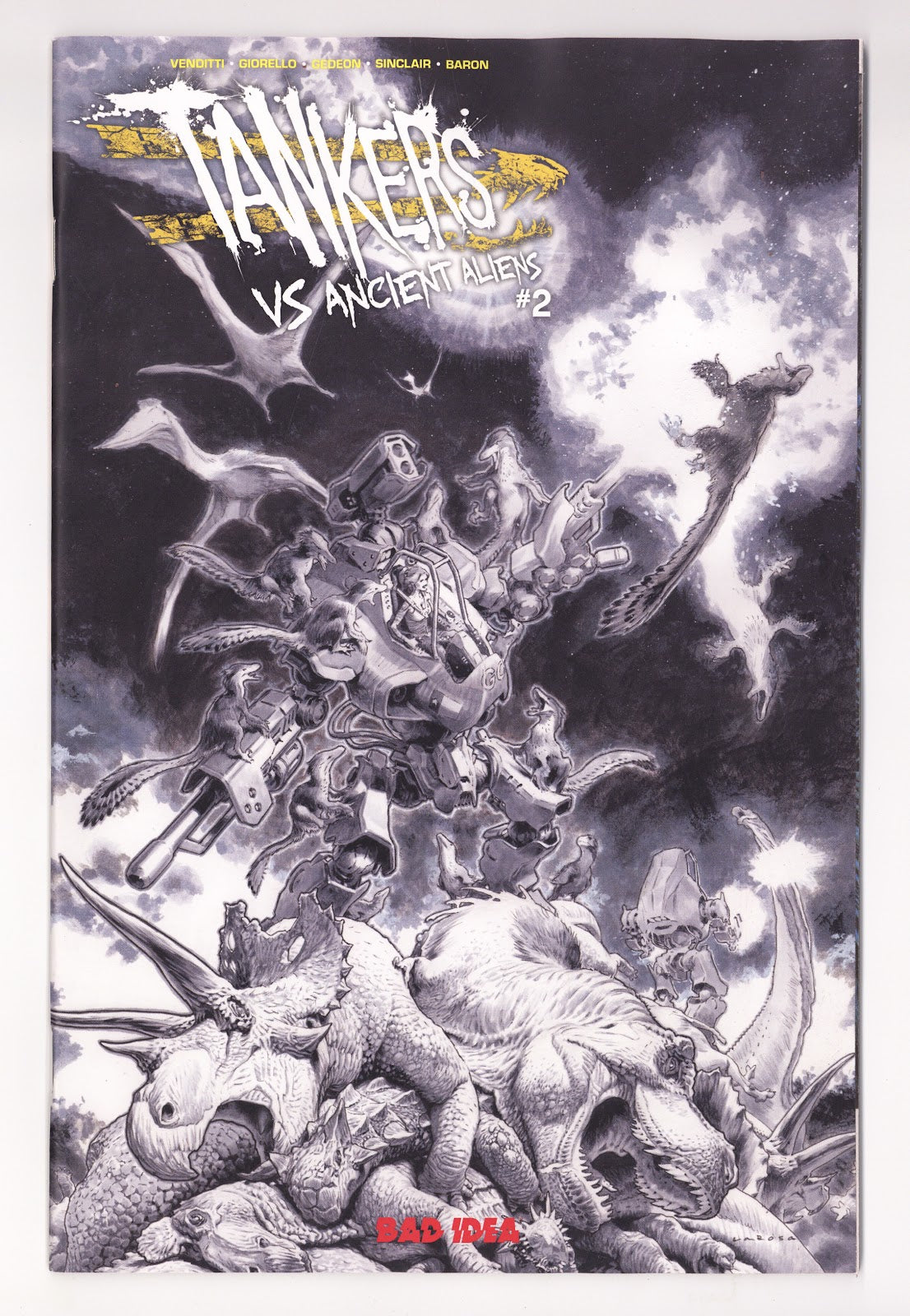 Tankers vs Ancient Aliens 2 Larosa B&W Incentive NM- (2026)