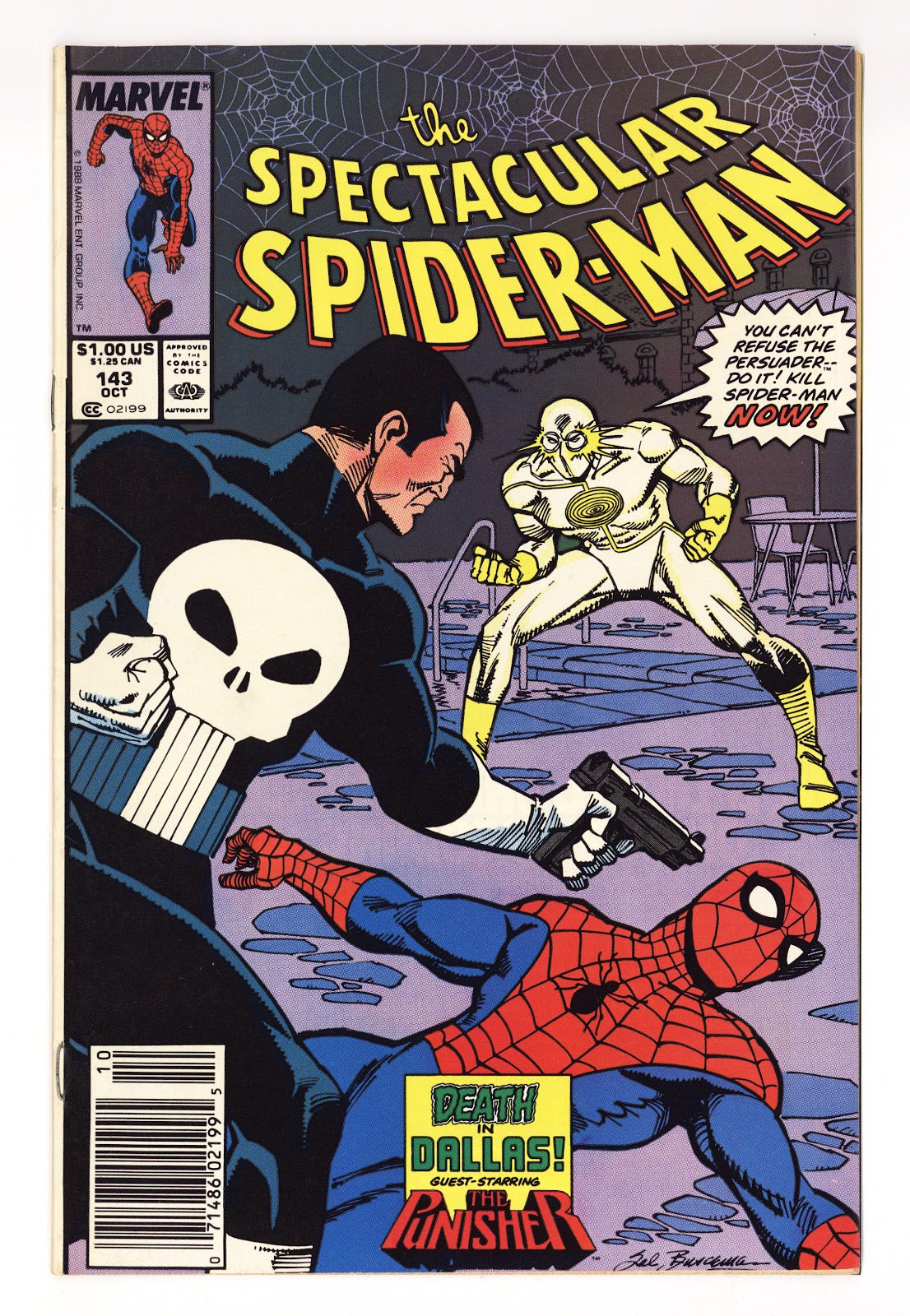 The Spectacular Spider-Man Vol 1 143  Mid Grade   (1988)   Newsstand