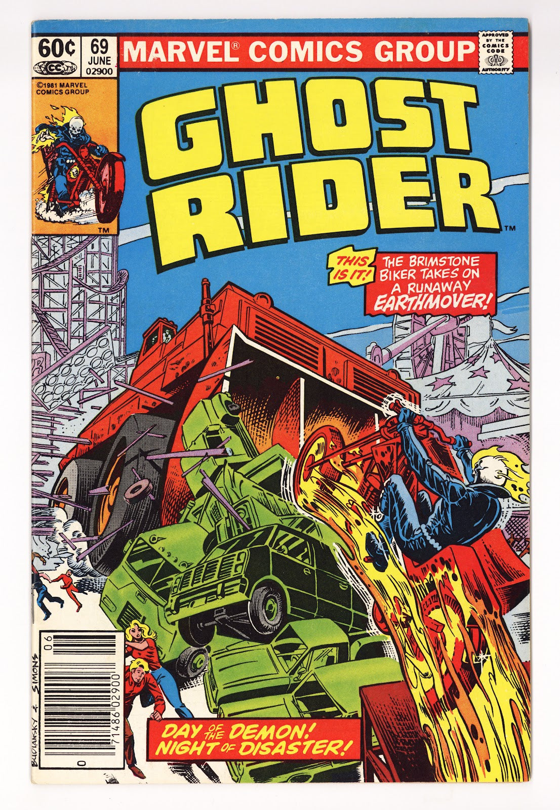 Ghost Rider Vol 1 69  Mid Grade   (1982)   Newsstand  