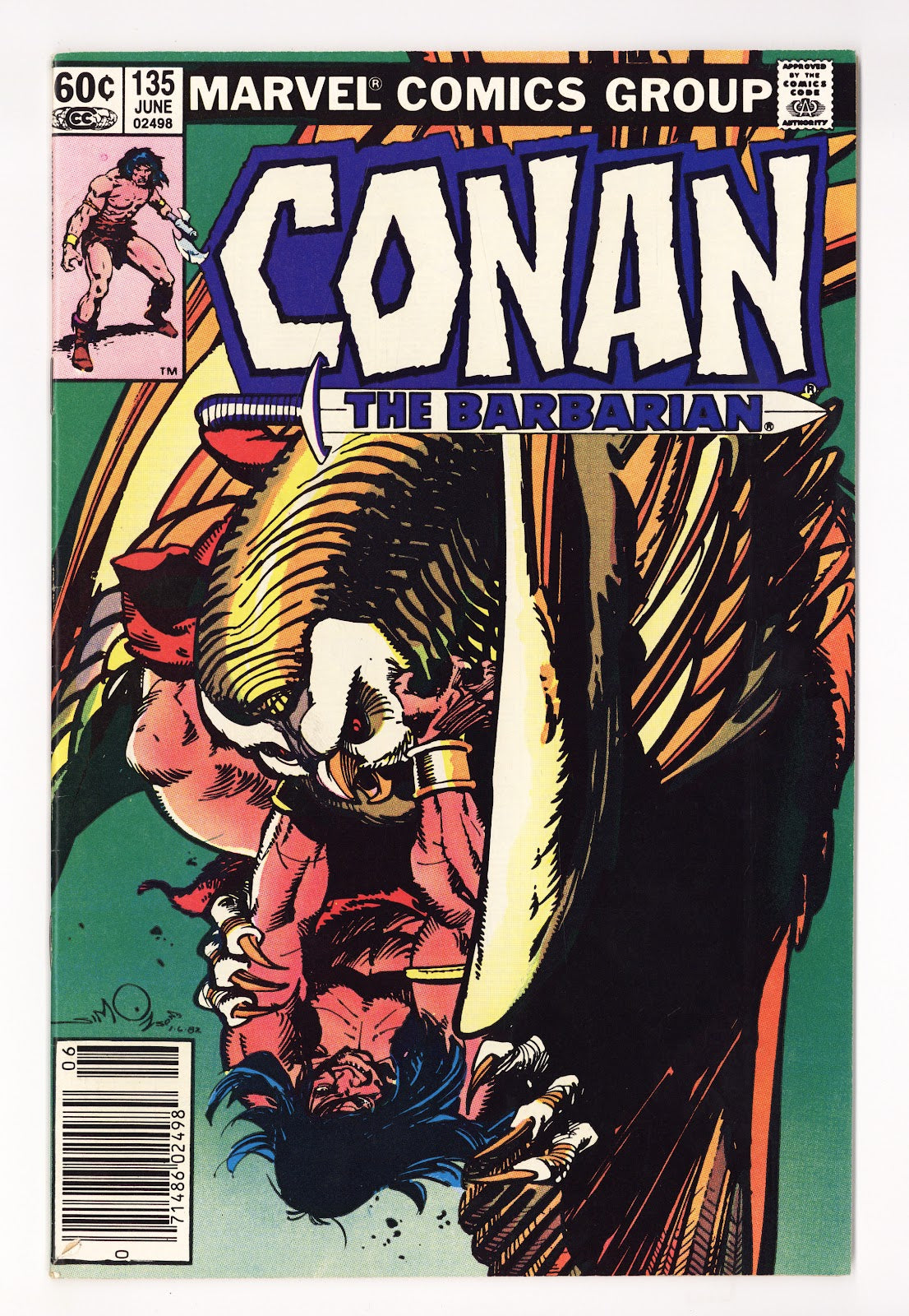 Conan the Barbarian Vol 1 135  Mid Grade   (1982)   Newsstand  
