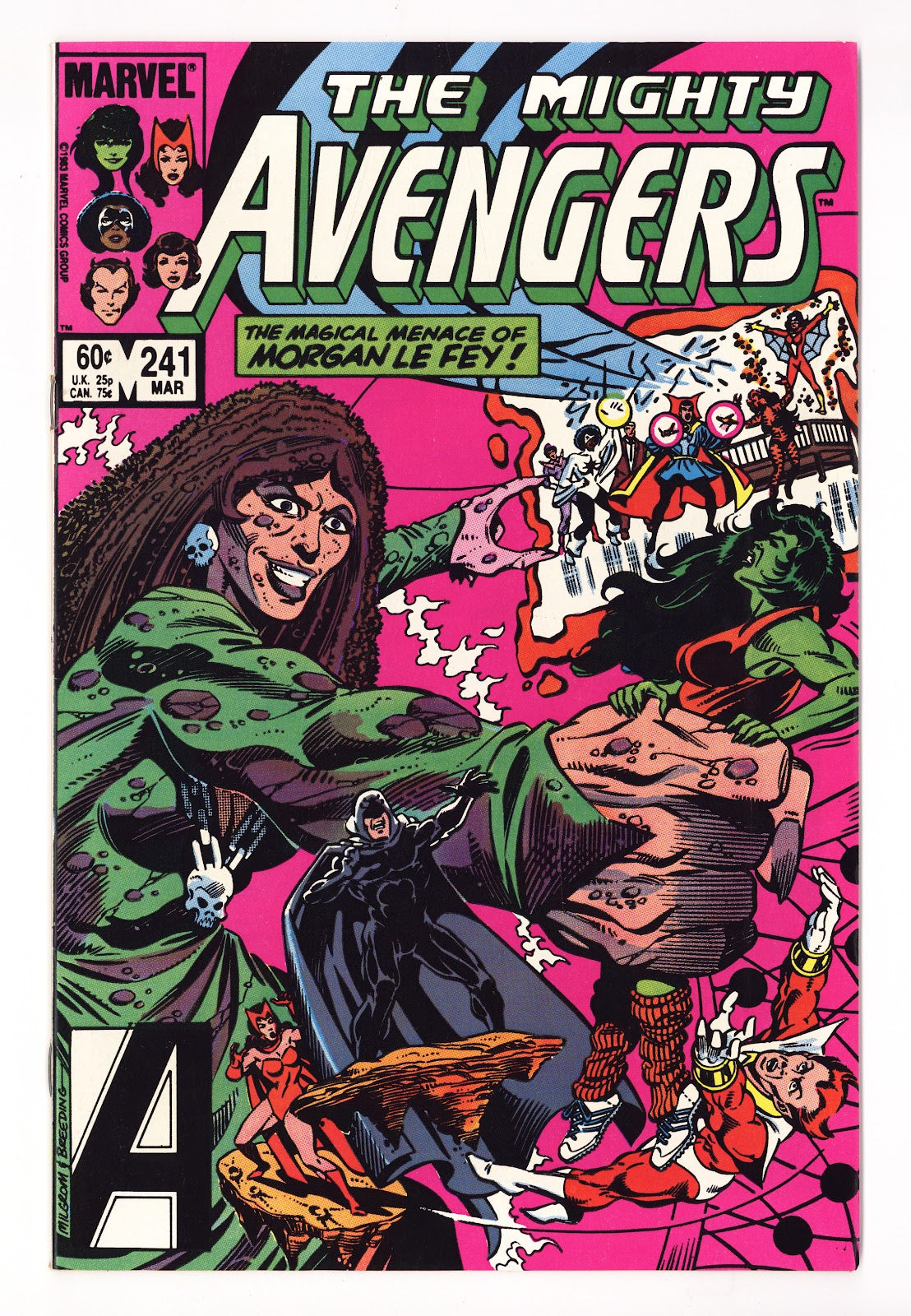 The Avengers Vol 1 241 High Grade (1984) Direct 