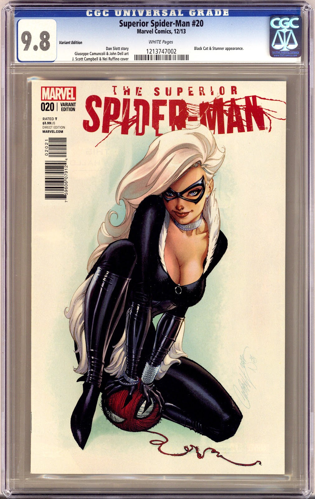 Superior Spider-Man Vol 1 20 CGC 9.8 (NM/M)   (2013) Campbell   Incentive Variant  