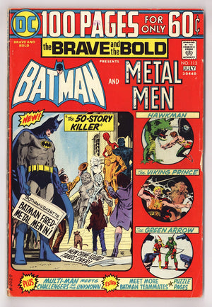 The Brave and the Bold Vol 1 113 Low Grade (1974)