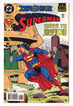 Superman Vol 2 93  High Grade   (1994)   Direct Sales