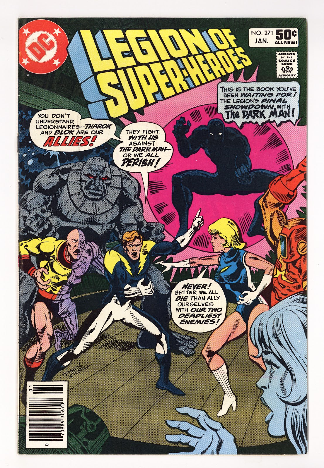 The Legion of Super-Heroes Vol 2 271 Mid Grade (1981) Newsstand 