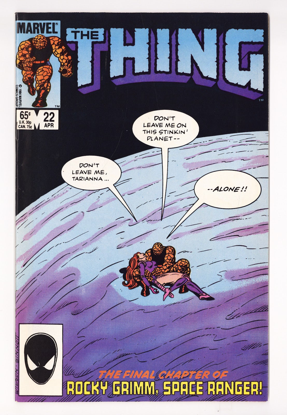 The Thing Vol 1 22 High Grade (1985) Direct 