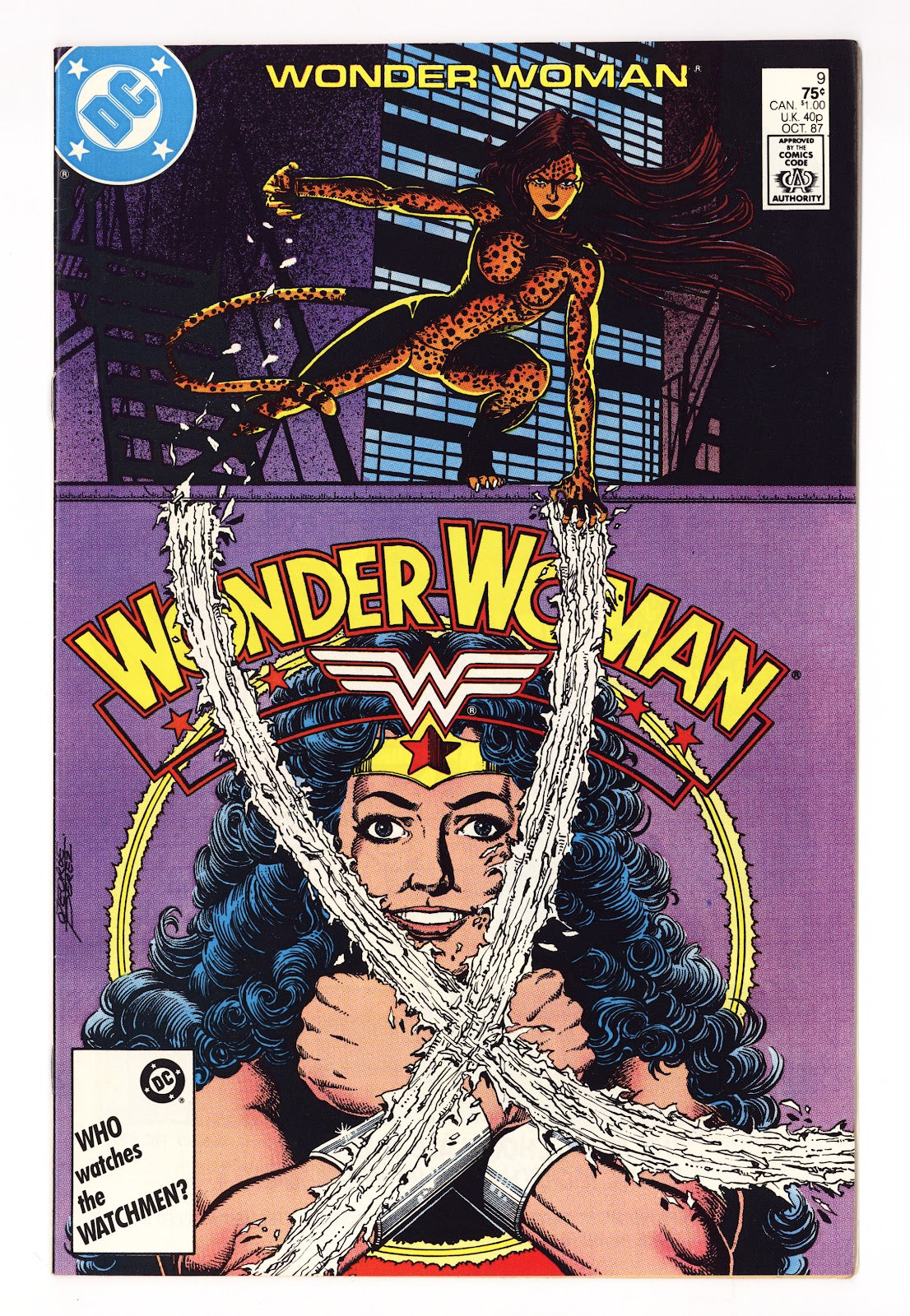 Wonder Woman Vol 2 9  Mid Grade   (1987)     