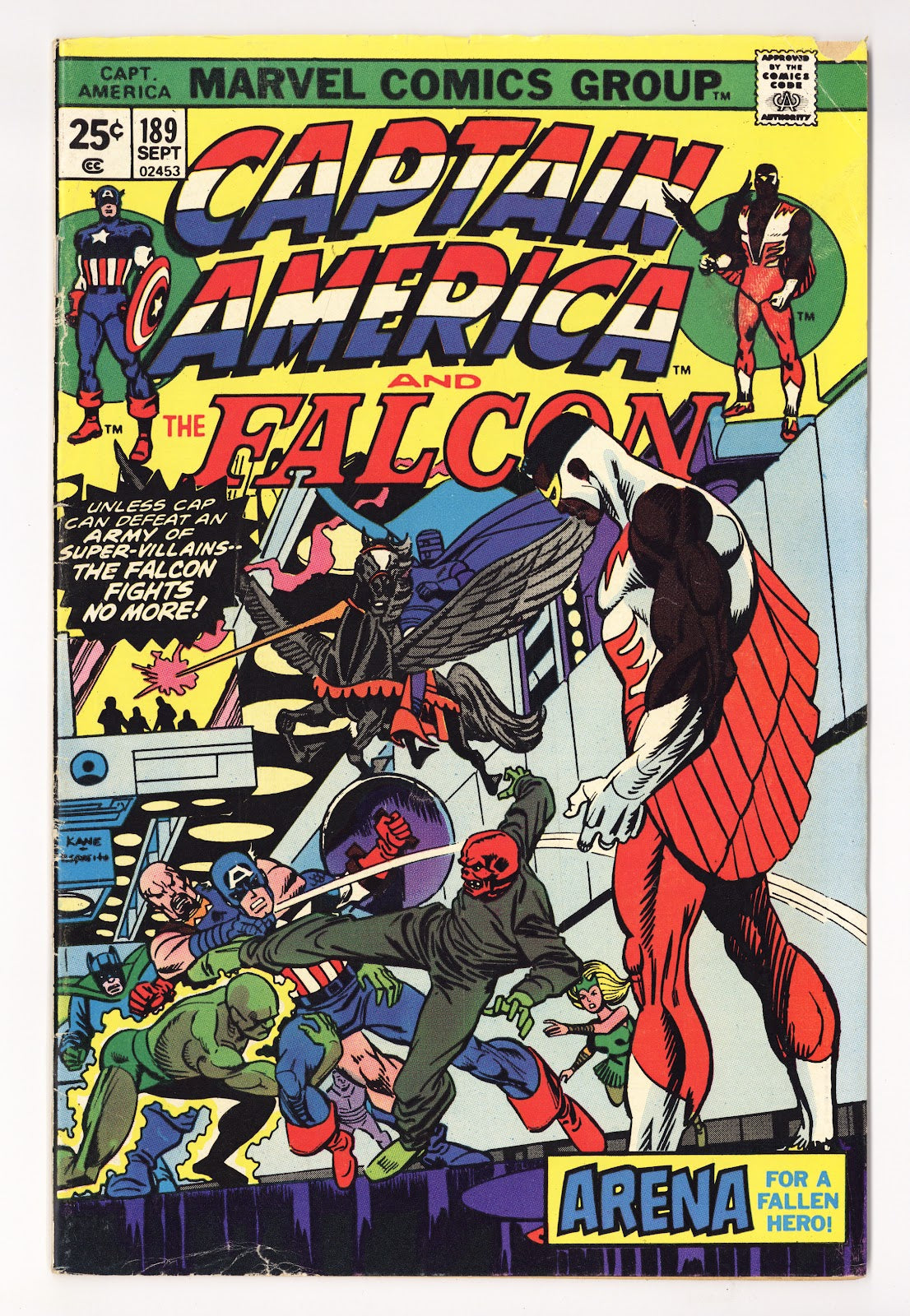 Captain America Vol 1 189 Low Grade (1975) 
