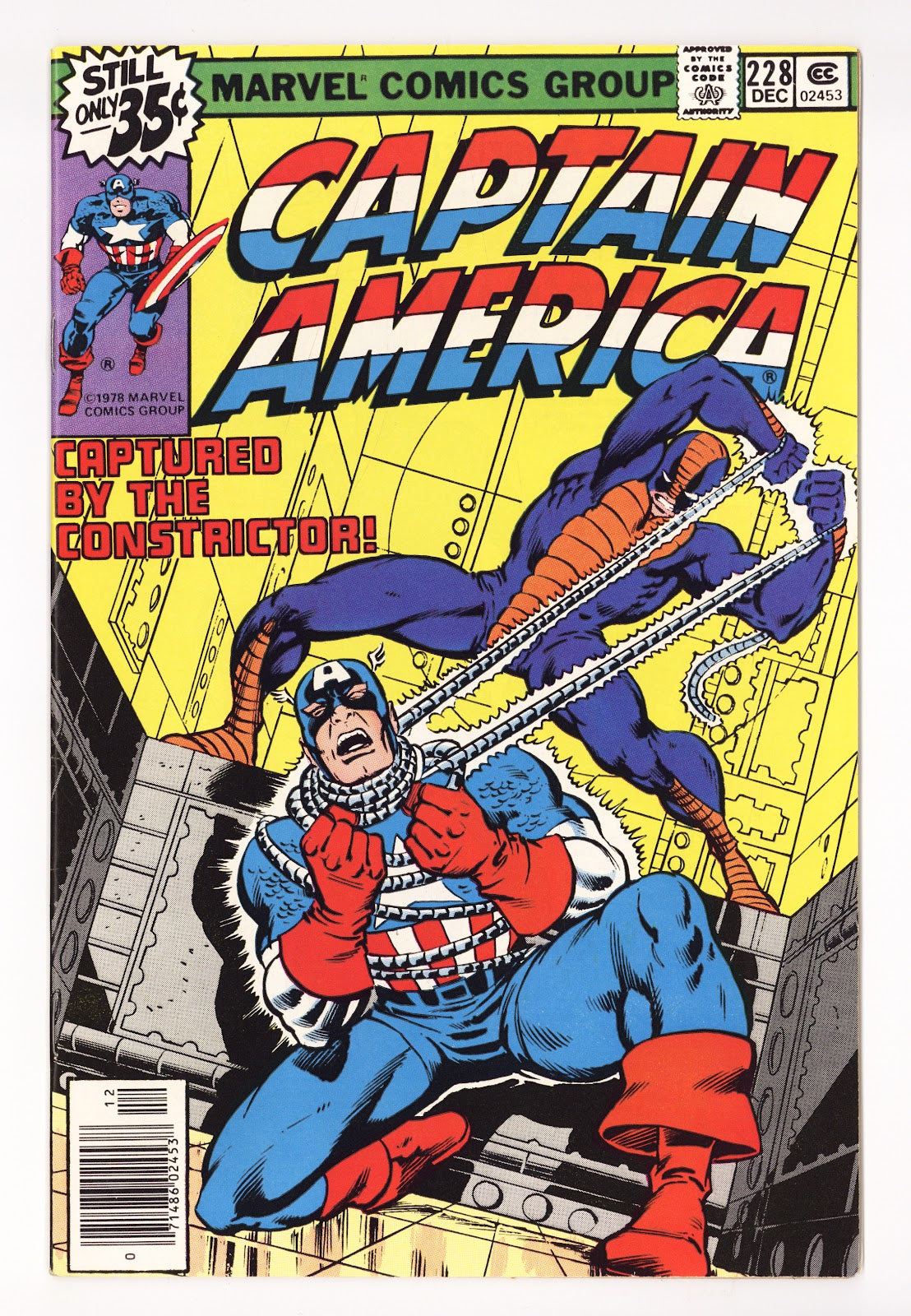 Captain America Vol 1 228 Mid Grade (1978) 