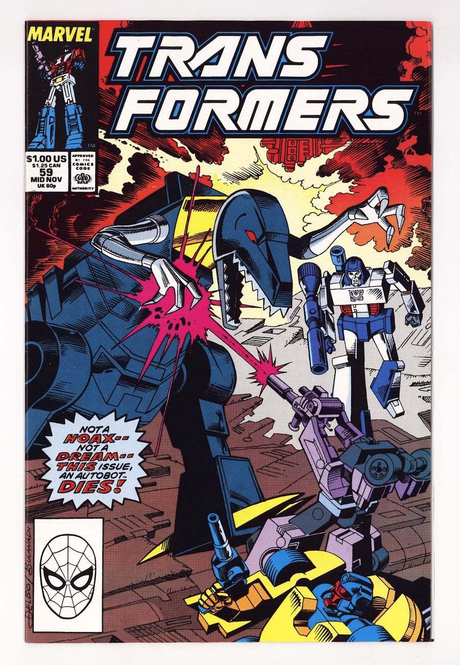 The Transformers Vol 1 59  VF/NM (9.0)   (1989)     