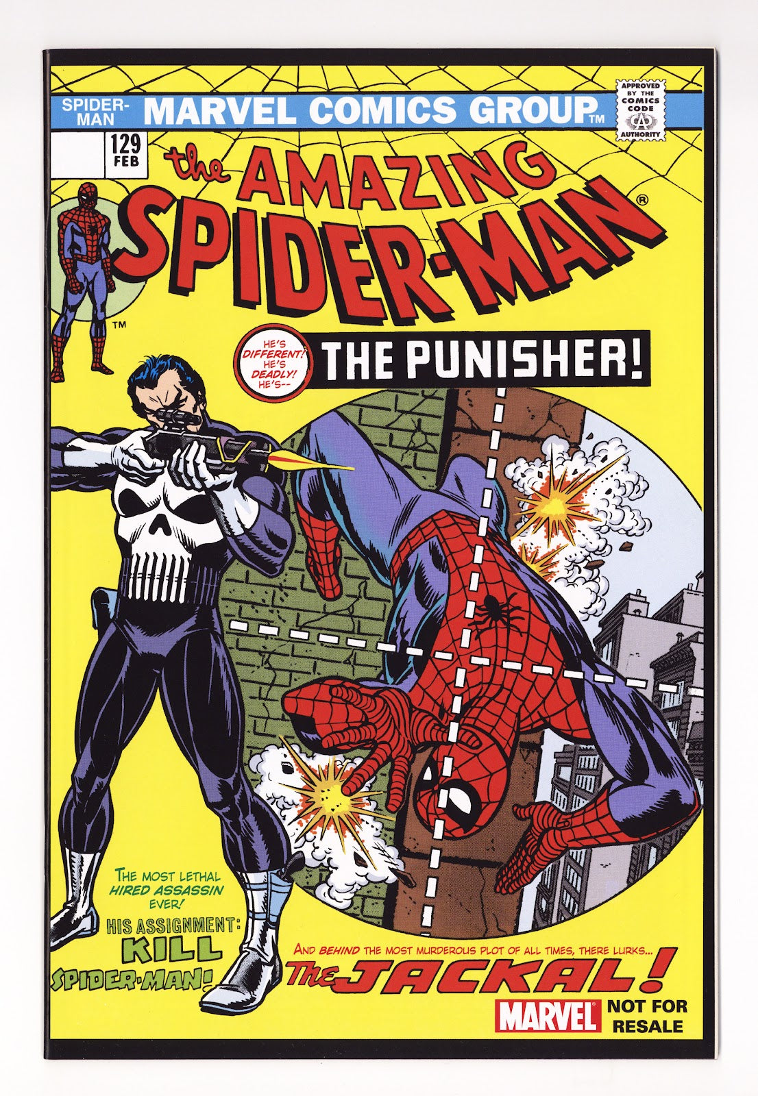 Amazing Spider-Man #129 Marvel Legends Reprint [nn] VF- (7.5) (2004) 