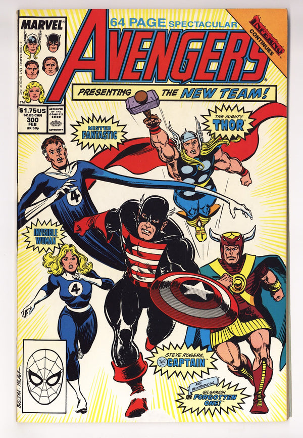 The Avengers Vol 1 300 Low Grade (1989)