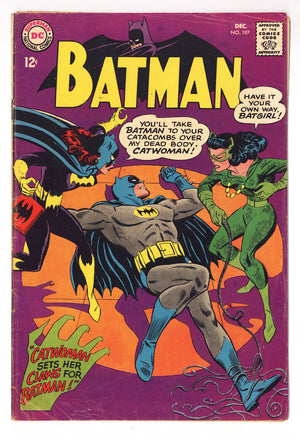 Batman Vol 1 197 VG- (3.5) (1967)