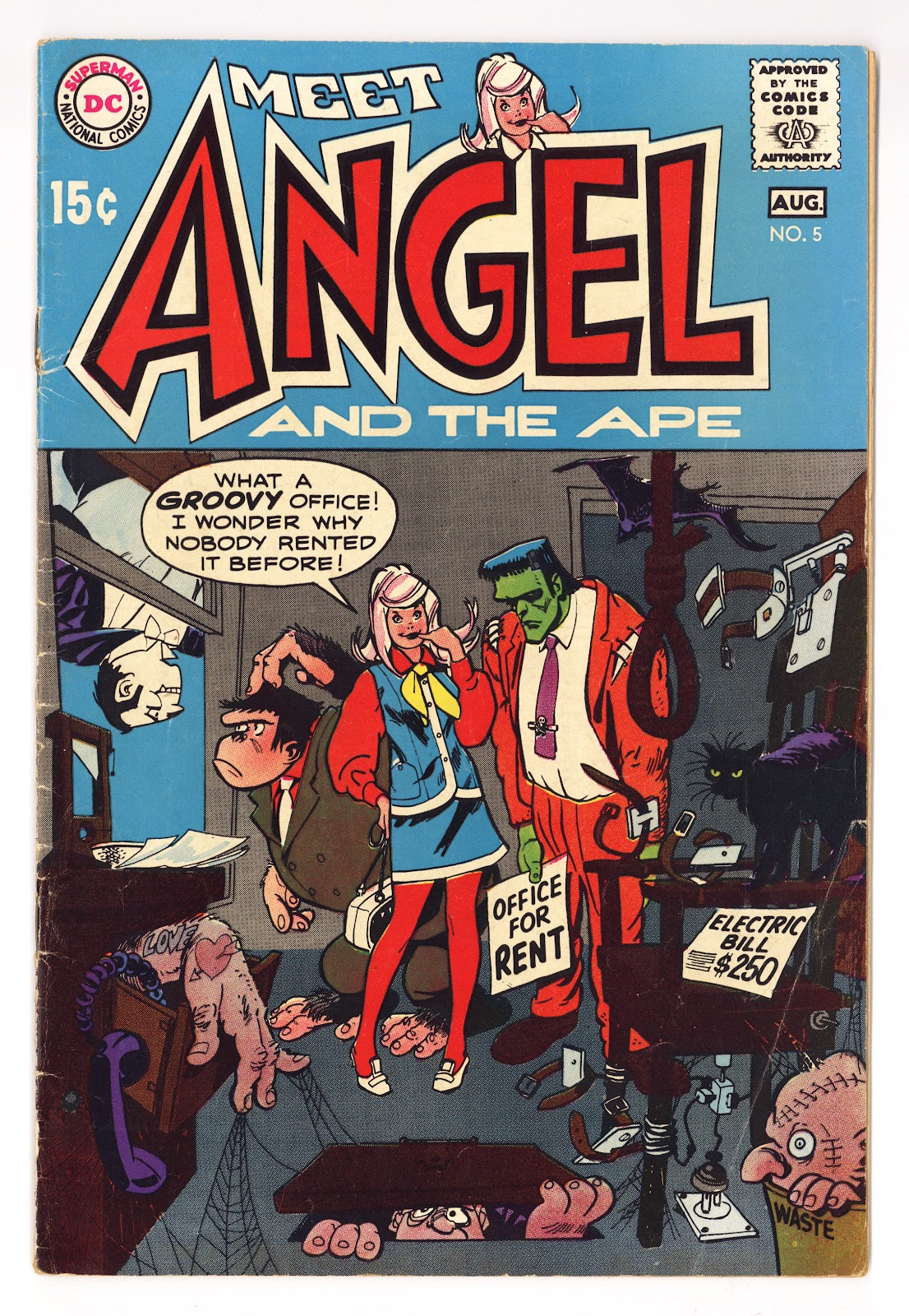 Angel and the Ape Vol 1 5  VG+ (4.5)   (1969)     