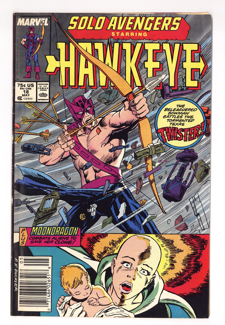 Solo Avengers   18  Mid Grade   (1989)   Newsstand