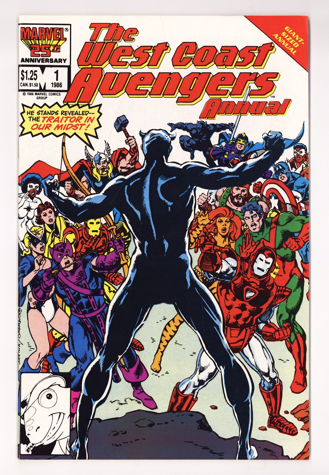 The West Coast Avengers Annual Vol 2 1  High Grade   (1986)   Direct  