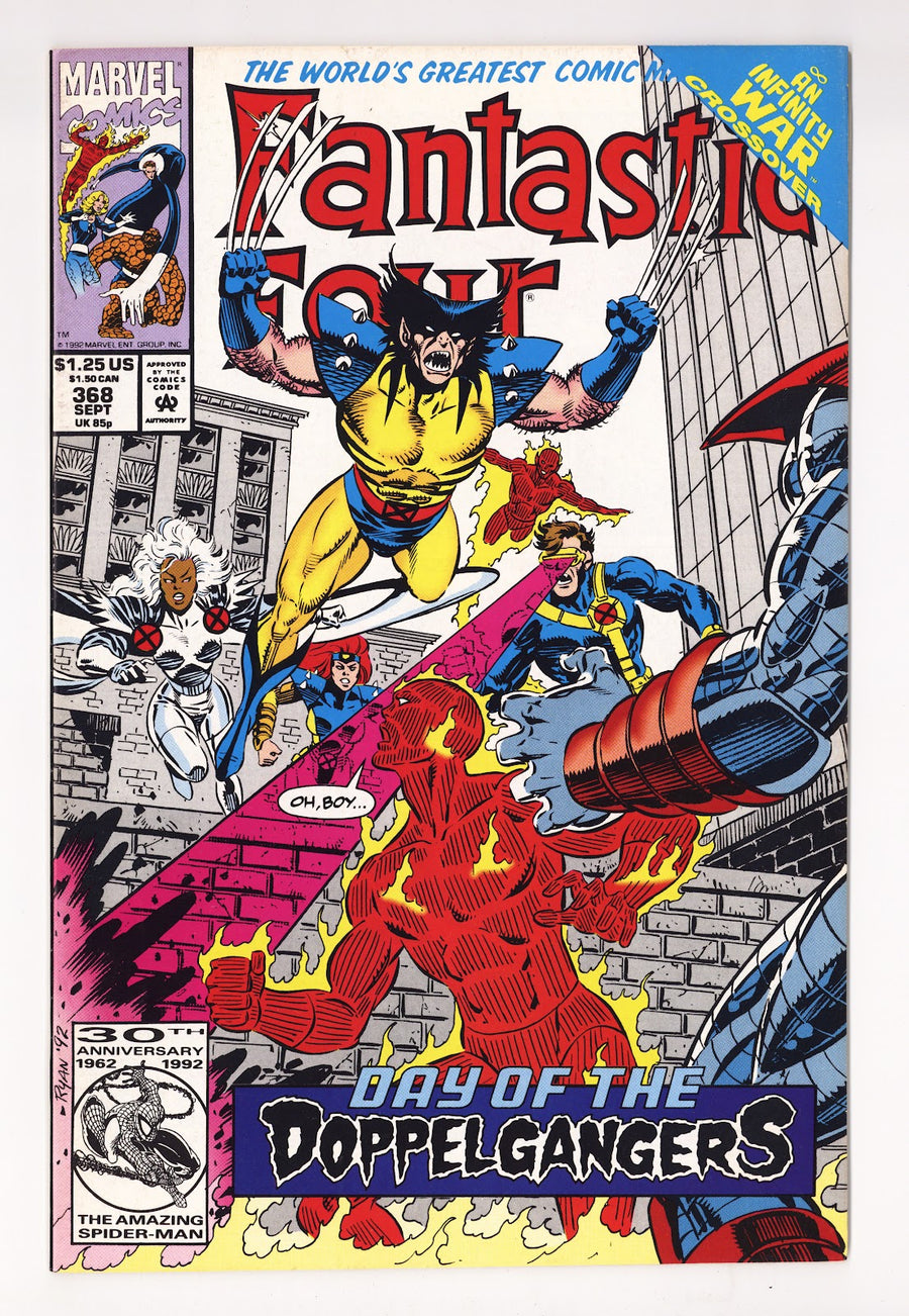Fantastic Four Vol 1 368  Mid Grade   (1992)