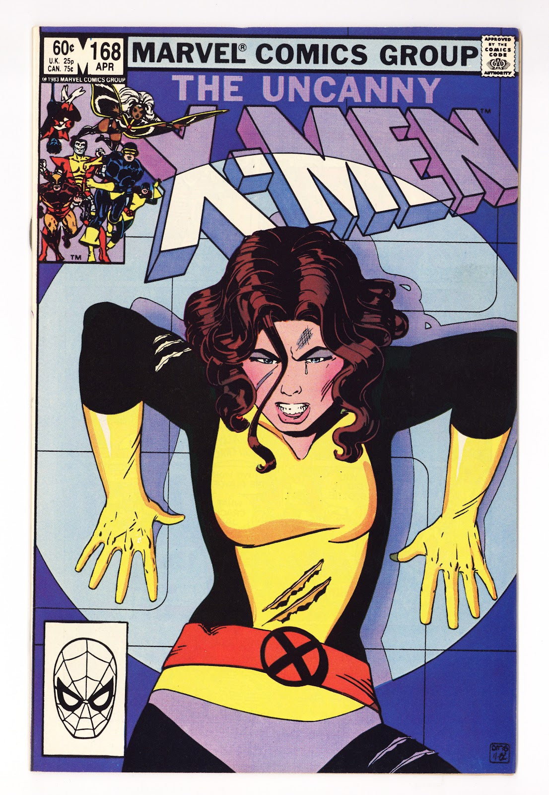 The Uncanny X-Men Vol 1 168  VF (8.0)   (1983)     
