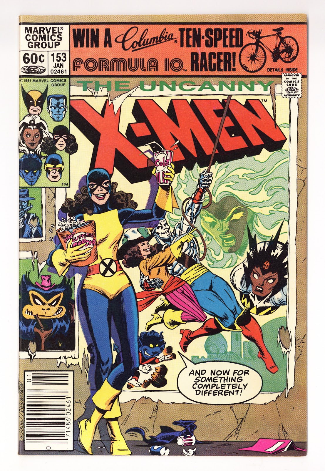 The Uncanny X-Men Vol 1 153  VF+ (8.5)   (1982)   Newsstand