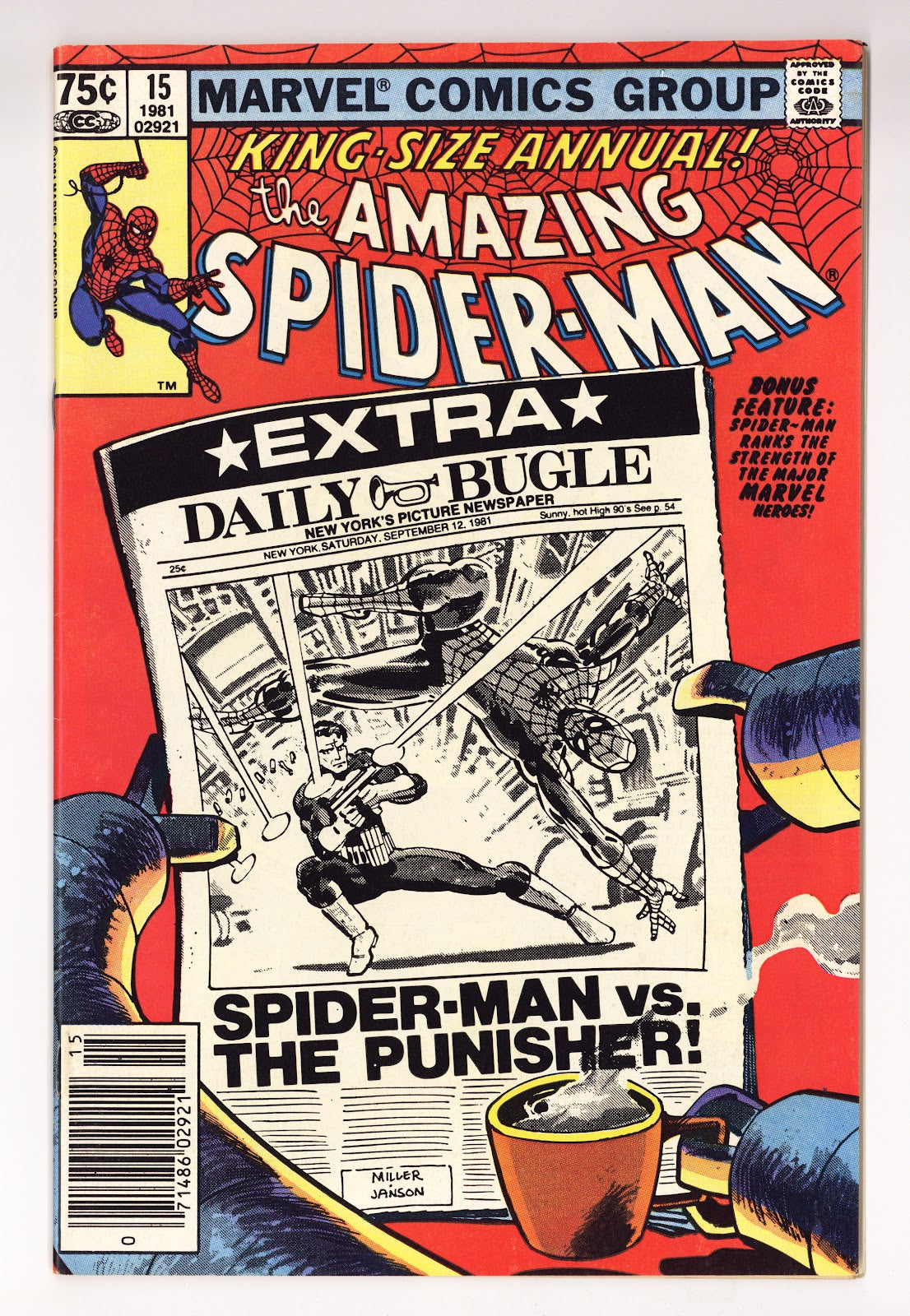 The Amazing Spider-Man Annual Vol 1 15  FN/VF (7.0)   (1981)   Newsstand