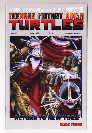 Teenage Mutant Ninja Turtles Vol 1 21  VF (8.0)   (1989)