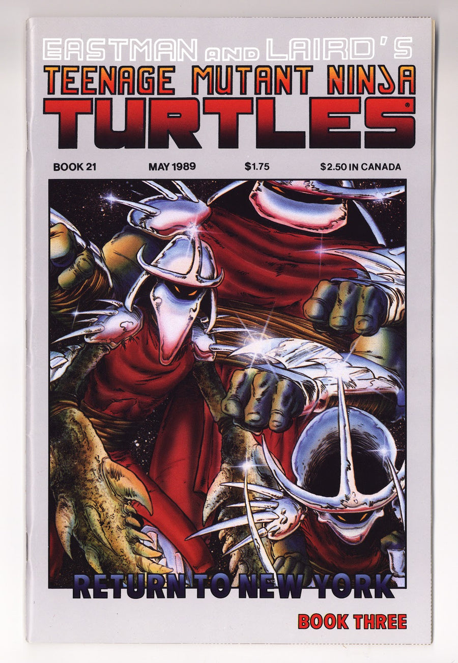 Teenage Mutant Ninja Turtles Vol 1 21  VF (8.0)   (1989)     