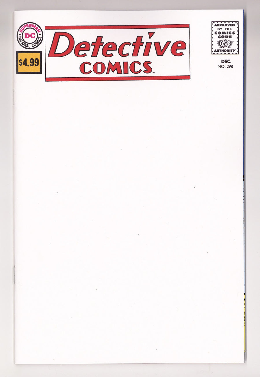 Detective Comics Vol 1 #298 (2026) Blank Variant