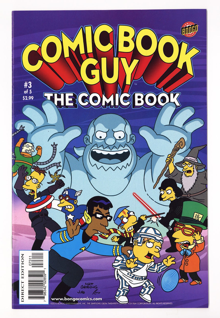 Bongo Comics Presents Comic Book Guy: The Comic Book 3 VF- (7.5) (2010) 