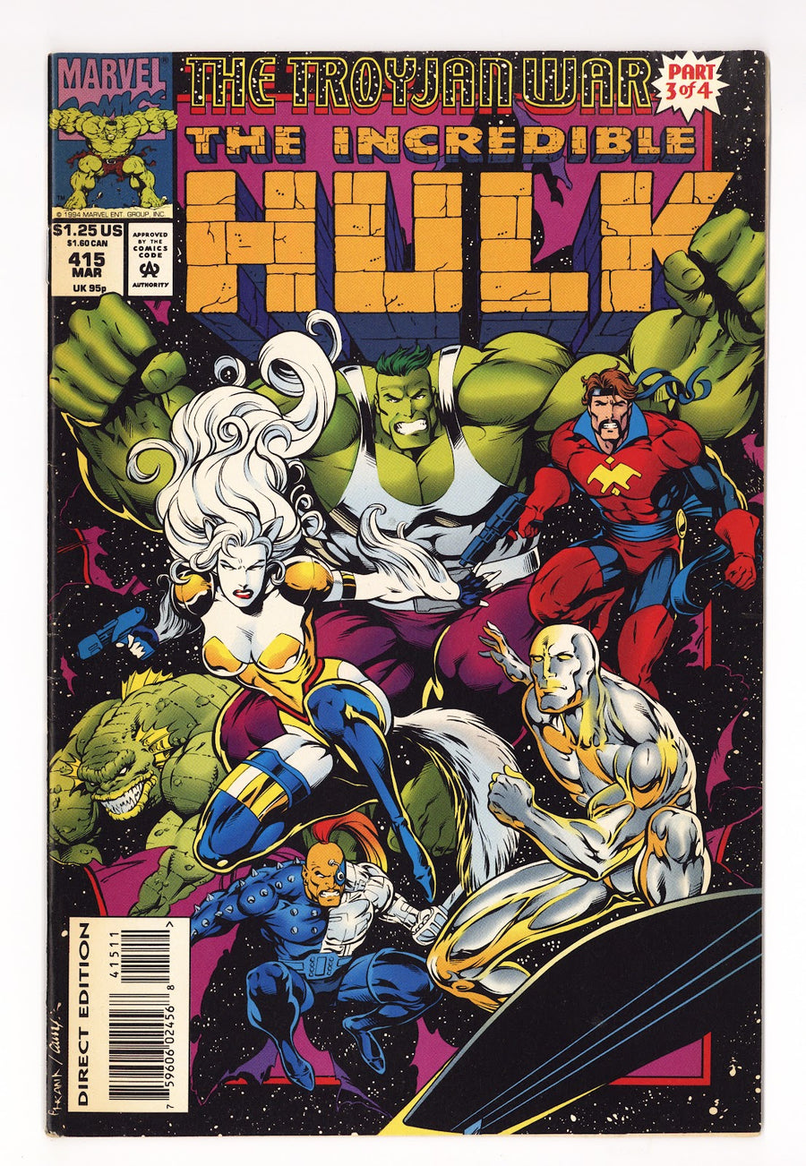 The Incredible Hulk Vol 1 415  Mid Grade   (1994)     