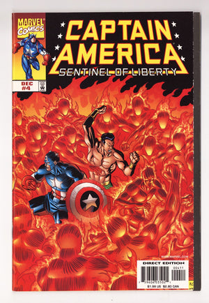 Captain America: Sentinel of Liberty Vol 1 4  High Grade   (1998)   Direct Edition