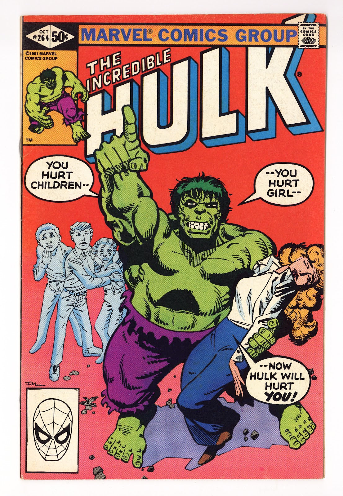 The Incredible Hulk Vol 1 264  Mid Grade   (1981)     