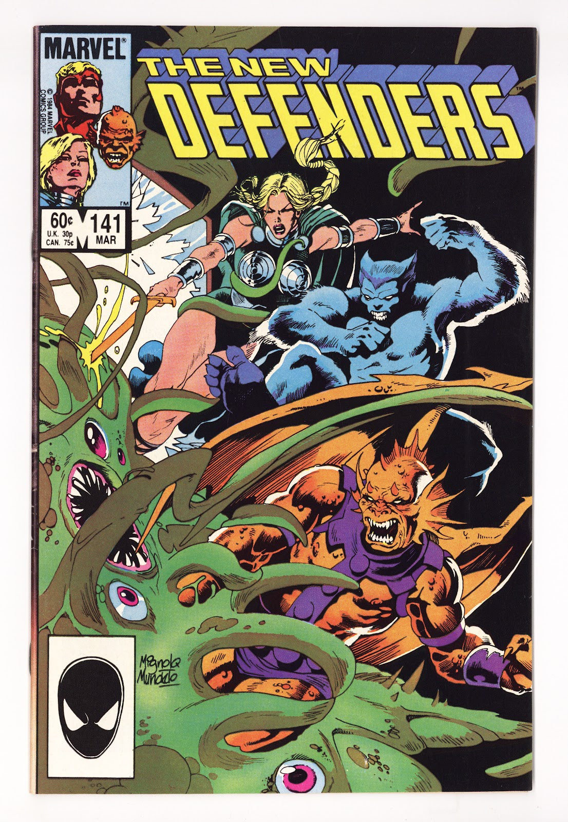 The Defenders Vol 1 141  High Grade   (1985)   Direct  