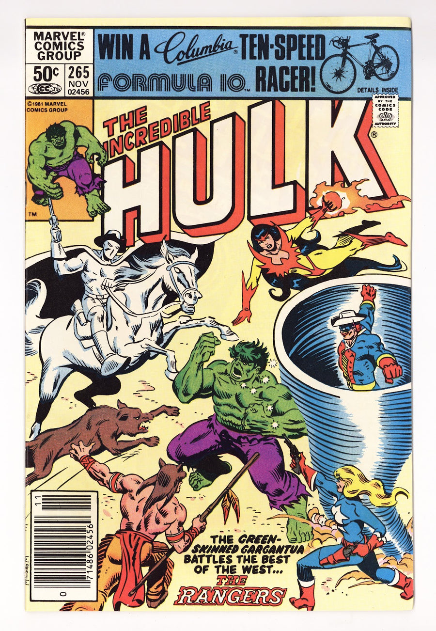 The Incredible Hulk Vol 1 265  High Grade   (1981)   Newsstand  