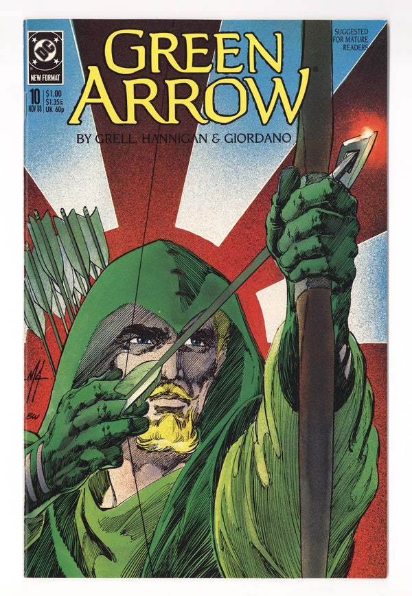 Green Arrow Vol 2 10  High Grade   (1988)