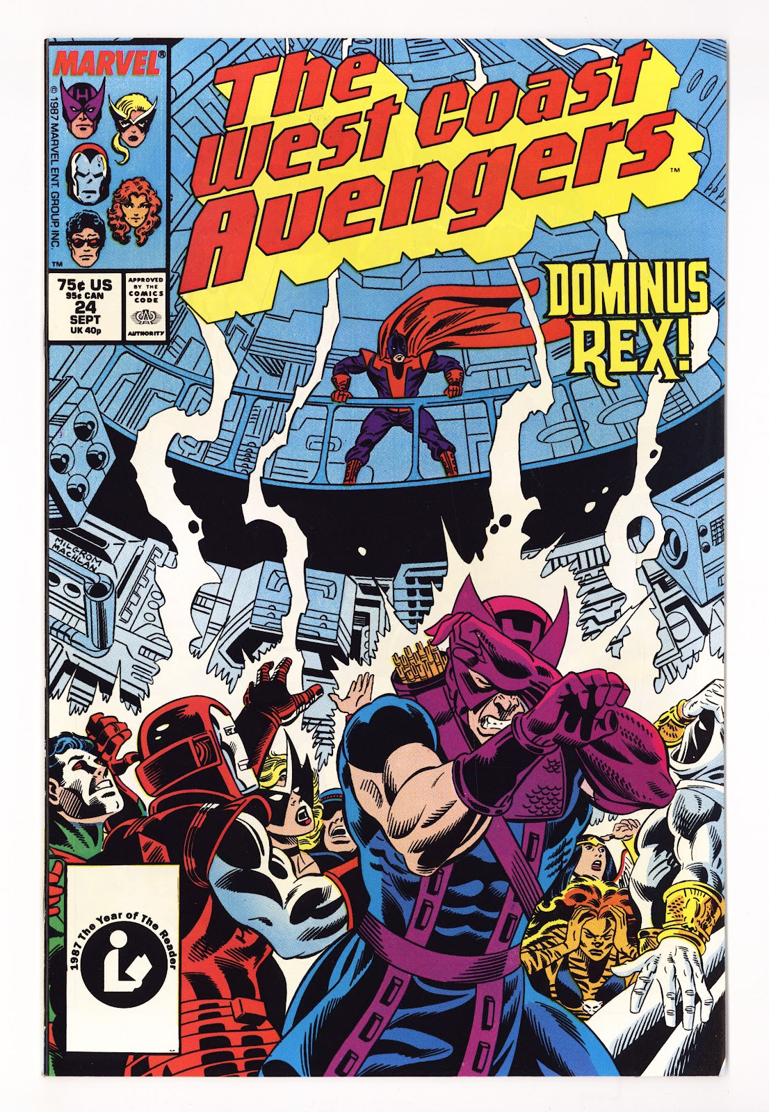 West Coast Avengers Vol 2 24  High Grade   (1987)   Direct  