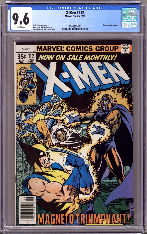 The X-Men Vol 1 112 CGC 9.6 (NM+) Sun Faded (1978)