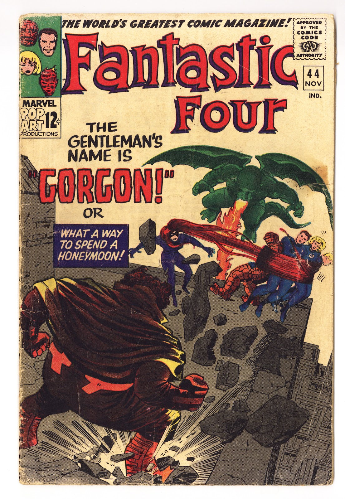 Fantastic Four Vol 1 44 GD/VG (3.0) (1965) 