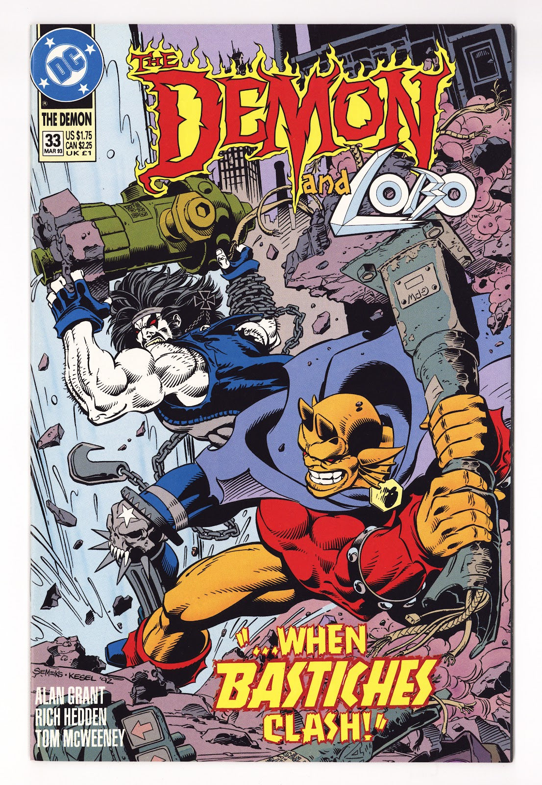 The Demon Vol 3 33  High Grade   (1993)     