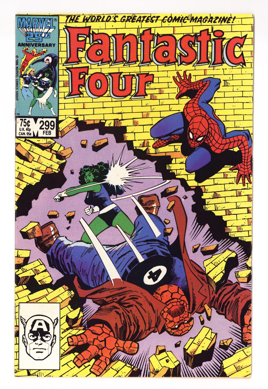 Fantastic Four Vol 1 299 Mid Grade (1987) 