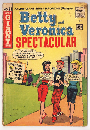 Archie Giant Series Magazine 21 GD/VG (3.0) (1963) Canadian Price Variant