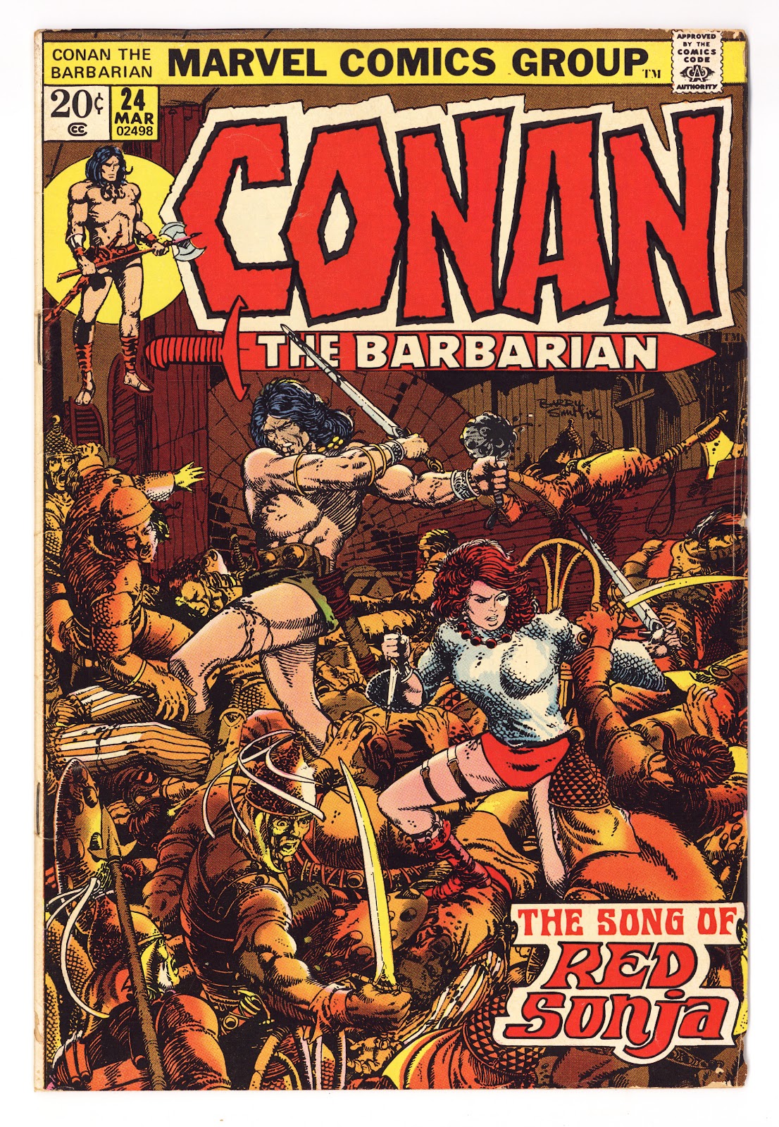 Conan the Barbarian Vol 1 24 VG/FN (5.0) (1973)  