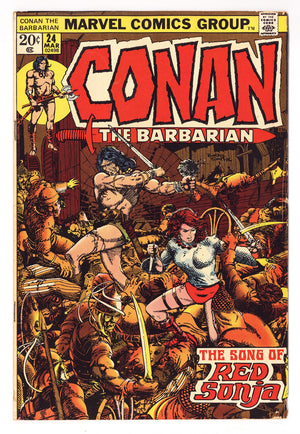 Conan the Barbarian Vol 1 24 VG/FN (5.0) (1973)