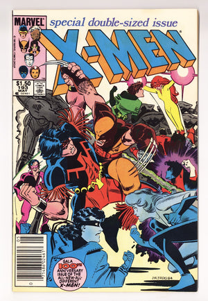 The Uncanny X-Men Vol 1 193  VF- (7.5)   (1985)   Canadian Price Variant