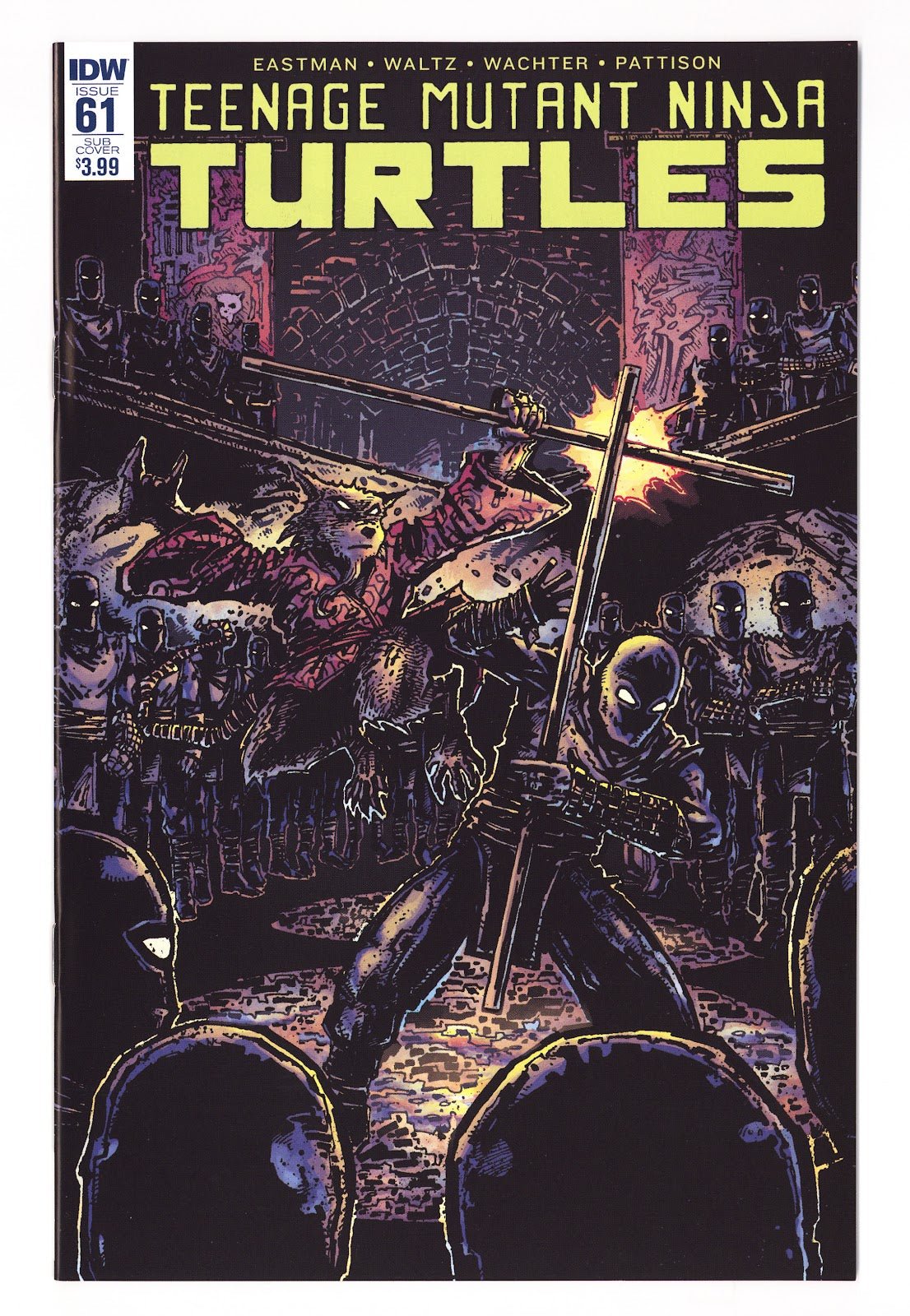 Teenage Mutant Ninja Turtles Vol 5 61 High Grade (2016) Eastman Variant 