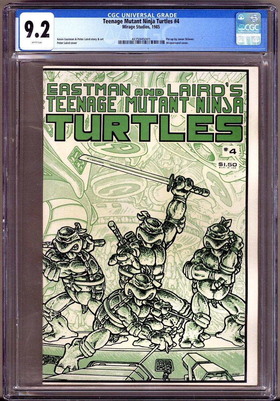 Teenage Mutant Ninja Turtles Vol 1 4 CGC 9.2 (NM-)   (1985)