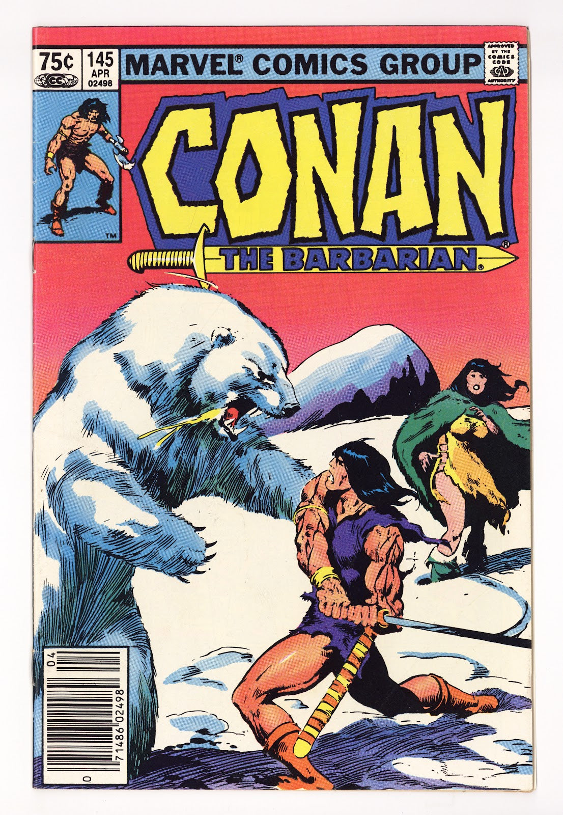 Conan the Barbarian Vol 1 145  Mid Grade   (1983)   Canadian Price Variant  